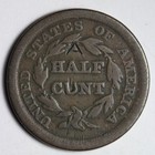 1855 Braided Hair Half Cent Fine Details E102 Iaem