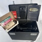 Vintage Singer Featherweight 221 Sewing Machine Black With Case   Accessories
