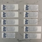 1996 Cowboys Replica Season Tickets Lot Of 10 - All Home Games   Emmitt Smith  