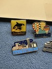 Vintage Lapel Hat Pin Lot Of 8 Souvenir Collectible Pins Travel Usa Gift Retro