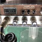 Pearce Simpson Tiger 40a Cb Radio With Cords Vintage Wood Plate Rare