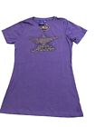 Disney s Aladdin The Broadway Musical - Purple Rhinestud T-shirt Size Medium Nwt