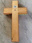 Huichol Beaded Cross 10  Tall-made By The Huichol Indians Of Mexico