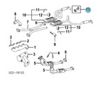 Exhaust Tailpipe Bracket Fits 2003-2011 Ford Crown Victoria Lincoln 4w1z5a246ab