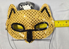 Lot Of 6 Sparkle Sequined Fancy Cat Masks For Halloween costume Party