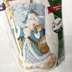Plaid Bucilla Seashore Santa Claus Felt Stocking Kit Craft Christmas 89323e