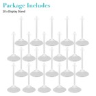 20 Set Doll Stand Display Holder For 11 -13  Doll Transparent Model Rack Support
