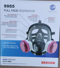 Gerson 9955 Full Face Respirator  Silicone Rubber  Niosh Approved