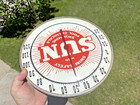 Vintage 50 s Sun Swimming Pool Chemical 12 round Advertising Thermometer  rare 