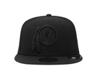New Era 59fifty Men Boys Cap Washington Commanders Redskins Black On Black Hat