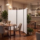 3 Panel Room Divider Folding Privacy Portable Partition Screen For Home Office