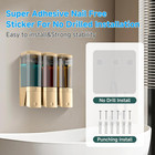Shampoo And Conditioner Dispenser shower Dispenser 3 Chamber No Drill Shampoo Di