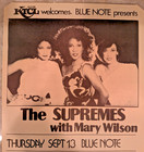 Mary Wilson Supremes Concert Poster     Boulder Colorado 1984     Vintage Motown