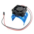 Aluminum Heat Sink With 5v Cooling Fan For Rc 1 10 Car 540 550 3650 Size Motor G