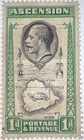 Travelstamps  1934 Ascension Stamps Scott  24 - 1d - Mint  Perf 14   Mogh