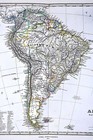 1876 Stulpnagel Map - South America - Kingdom Of Brazil Peru Argentina Colombia