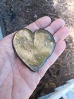 Original Civil War Era Horse Heart Martingale Ornament Plate Buckle Dug  Relic 