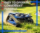9hp Remote Control Gas Lawn Mower Crawler Robotic Slope Cutter Outdoor
