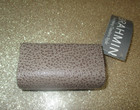 Brahmin Lipstick Travel Holder  Case Leather With Mirror Nwt