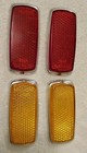 Vintage 1960 s-70 s Mercedes Benz Front   Rear Running Light Lenses Sae P1a 69
