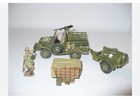 King   Country Dd49 Dd049 U s  Army Weapons Carrier Truck   Trailer    50 Cal Mg