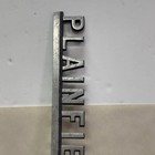 Vintage Ambulance Rescue Squad Aluminum Emblem Topper Plainfield New Jersey