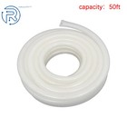1  Id 50 Ft Heavy Duty Braided Clear Plastic Vinyl Tubing Pvc Tube Hose 10bar