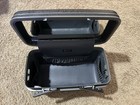 Vintage Samsonite Hard Shell Train Case Vanity Makeup Travel Luggage     Graphite