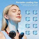 Neck Fan Portable Rechargeable  Personal Cooling Wearable Fan Around Your Neck T