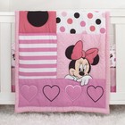 Minnie Mouse Crib Loves Dots 3-piece Crib Bedding Set Storage Box Baby Bedding S