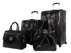 Kathy Van Zeeland  Pvc 4 Piece Luggage Set - Dowel And Shopper Bags  20in   28in