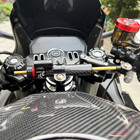 10 Inch Stabilizer Steering Damper Black   Silver For Suzuki Gsxr750 1986-2024