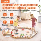 Vevor Kids Balance Beam Stepping Stones Gym Obstacle Children Balance Board 6pcs