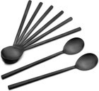 Modern Heavy-duty Stainless Steel Soup Spoons - 8-piece Korean Spoon Set
