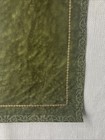 Green Leather Insert For Desks Writing Tables And Bureaus Gold Tooling embossing