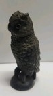 Antique Silver Plate Owl Figure shaker With Original Glass Eyes Circa 1880-1890 