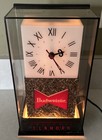 Vintage Budweiser Elkhorn Light-up Beer Clock  New Bulb clock Works 