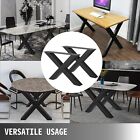 Set Of 2 Steel Table Legs  28  h 31  w Dining Table Legs Country industrial L1