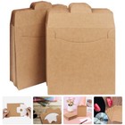 50pcs Vintage Style Convenient Reusable Environmental Brown Envelopes