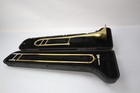 Bach Designed H a Selmer Bundy Trombone W  Mouthpiece   Hard Case Needs Repair