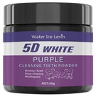 Purple Tooth Cleaning Powder Whitening Deep Clean Polish 50g Travel