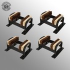 4 Wrought Iron Boot Scraper With Replaceable Brushes 12 w  Renovator s Supply