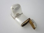 Heavy Antique Sterling Silver Combination Sovereign vesta Case -1900 By J walton