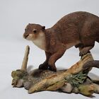 5  European Otter On Branch  Country Artists Figurine - Coyne s   Co  Ca04943