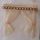 Vtg 60s Lundby Lace Curtain Lot   Pillows Original Package Dollhouse Dolls