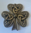 Celtic Irish Shamrock Bronze Plaque