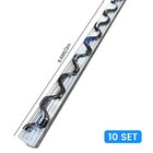 6 6 Ft Spring Wire And Lock Channel For Greenhouse Aluminum Alloy Lock Channels
