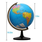 Kids World Globe 13-inch With Rotating Base   Geography Learning Aid