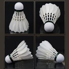 12 Pcs Spphoneix D1 3in1 Badminton Shuttlecocks Goose Feather Professional Balls