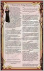 15 Prayers Of St  Bridget Of Sweden Devotion Large Laminated Prayer Card